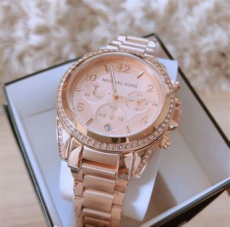 michael kors uhr 5263 rose gold|michael kors blair rose watch.